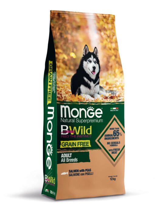 Monge Dog BWild Grain Free Adult Salmon