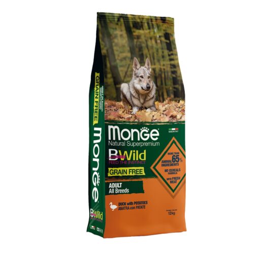 Monge Dog BWild Grain Free Ente Adult mit Kartoffeln